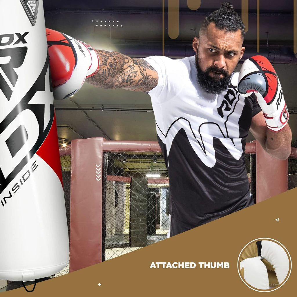 RDX Boxing Gloves EGO - Heavy-Duty Sparring & Training Mitts | Maya Hide Leather, Ventilated, 8-16 oz