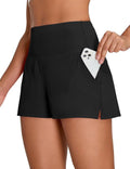 BMJL Women's Athletic Shorts - High Waisted Quick Dry Workout Shorts with Pockets | Sporty Gym Style