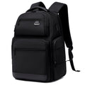 FENRUIEN Business Travel Backpack for Men,Large Capacity Laptop Backpack with USB Charging Port,Multifunctional Water Resistant Expandable Black Bag Fits 15.6 Inch computer