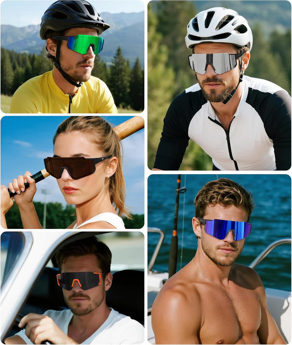 StoryCoast Polarized Sports Sunglasses - UV400 Protection for Men & Women | Ideal for Driving, Fishing & Cycling