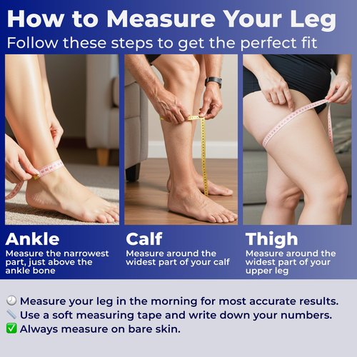 Mojo - Compression Socks Footless for Women and Men 20-30mmHg - Extra Wide Compression Full Leg Sleeve for Varicose Veins Circulation, Lymphedema, DVT - Black, 3X-Large - A609