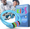 Büchel Bike Lock Cable for Kids - Colorful Keyless Security - Easy-to-Use 5-Digit Combination Lock