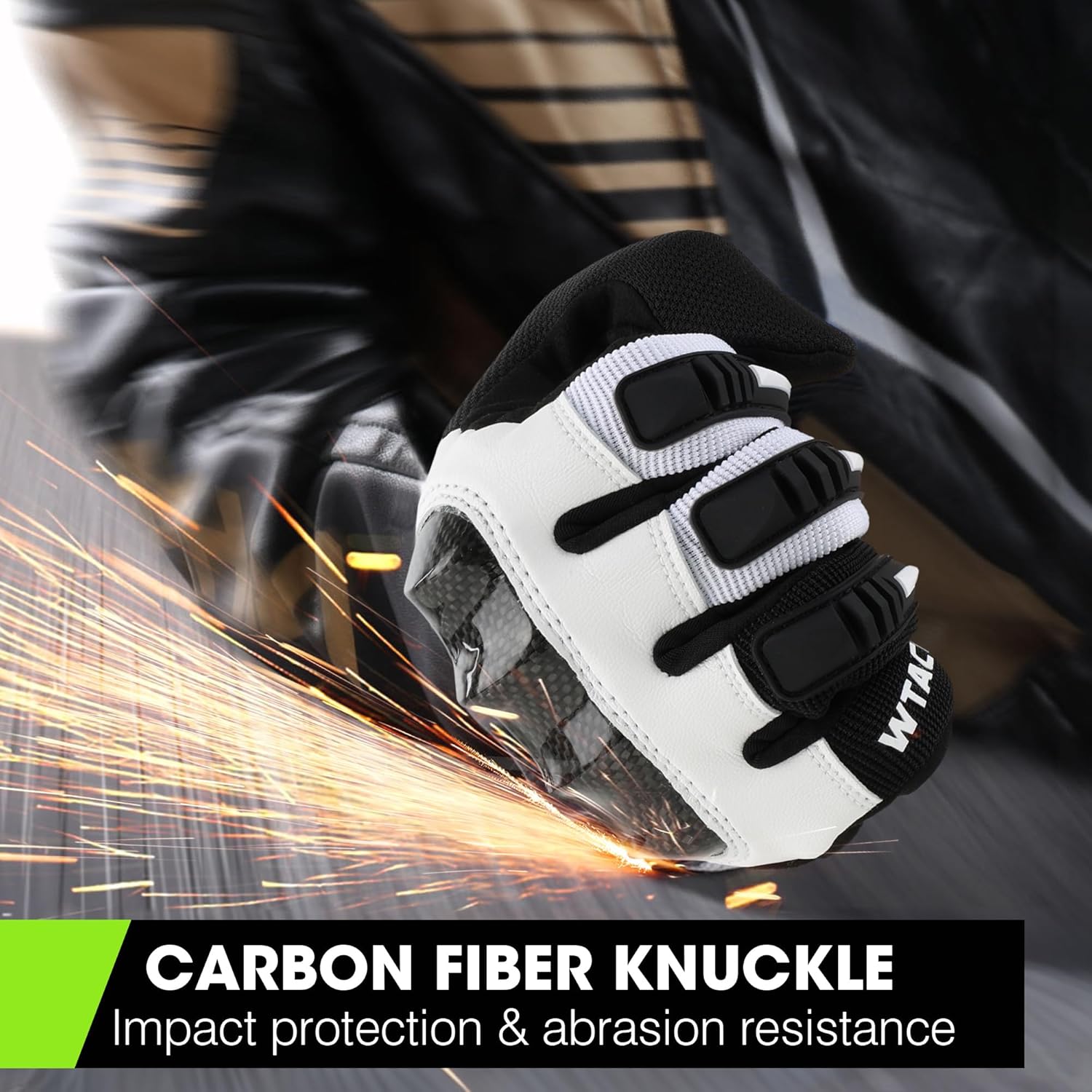 WTACTFUL Motorcycle Gloves - Lightweight Touchscreen Design for Men | Breathable Summer Riding Gear