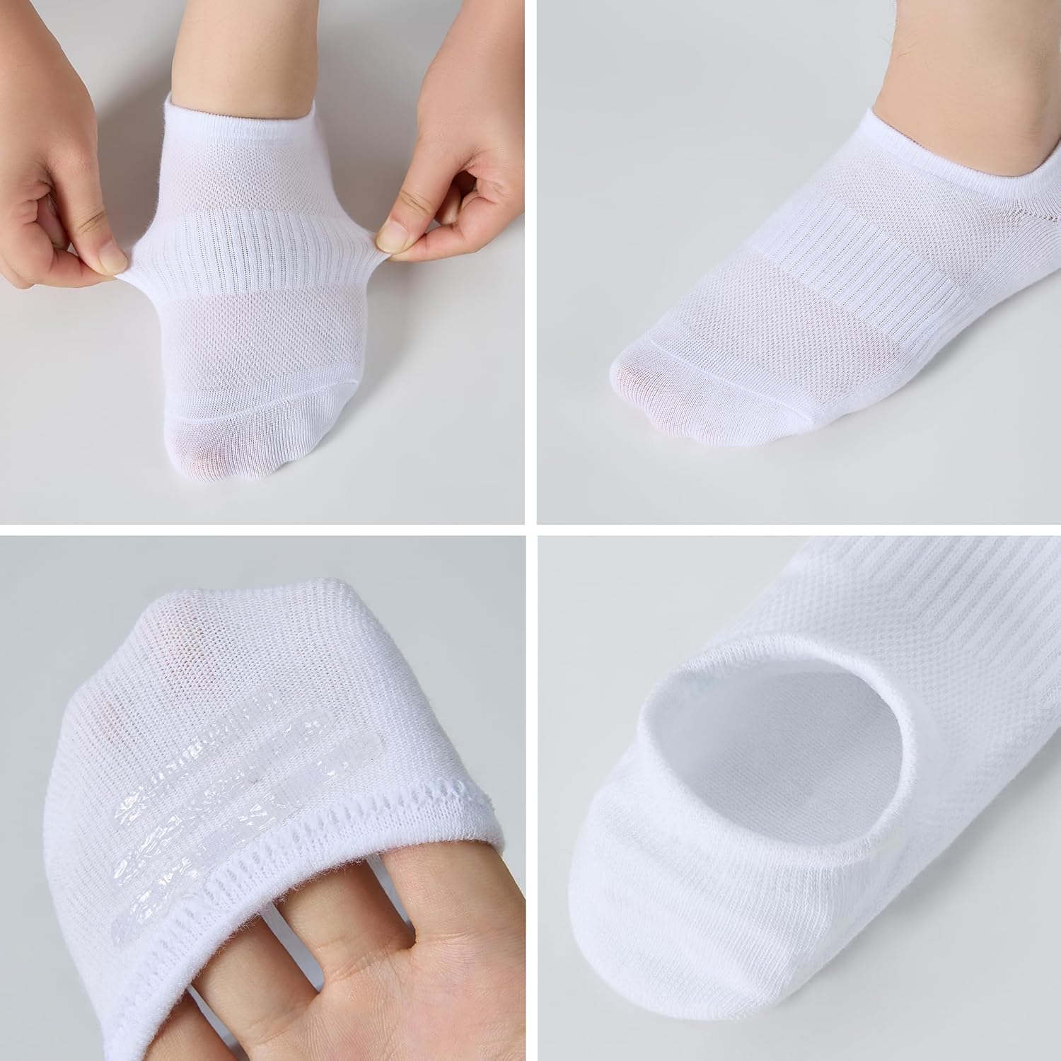 Skiennix No Show Socks - Low Cut Ankle Athletic Liner Socks for Men & Women | Anti-Slip Design
