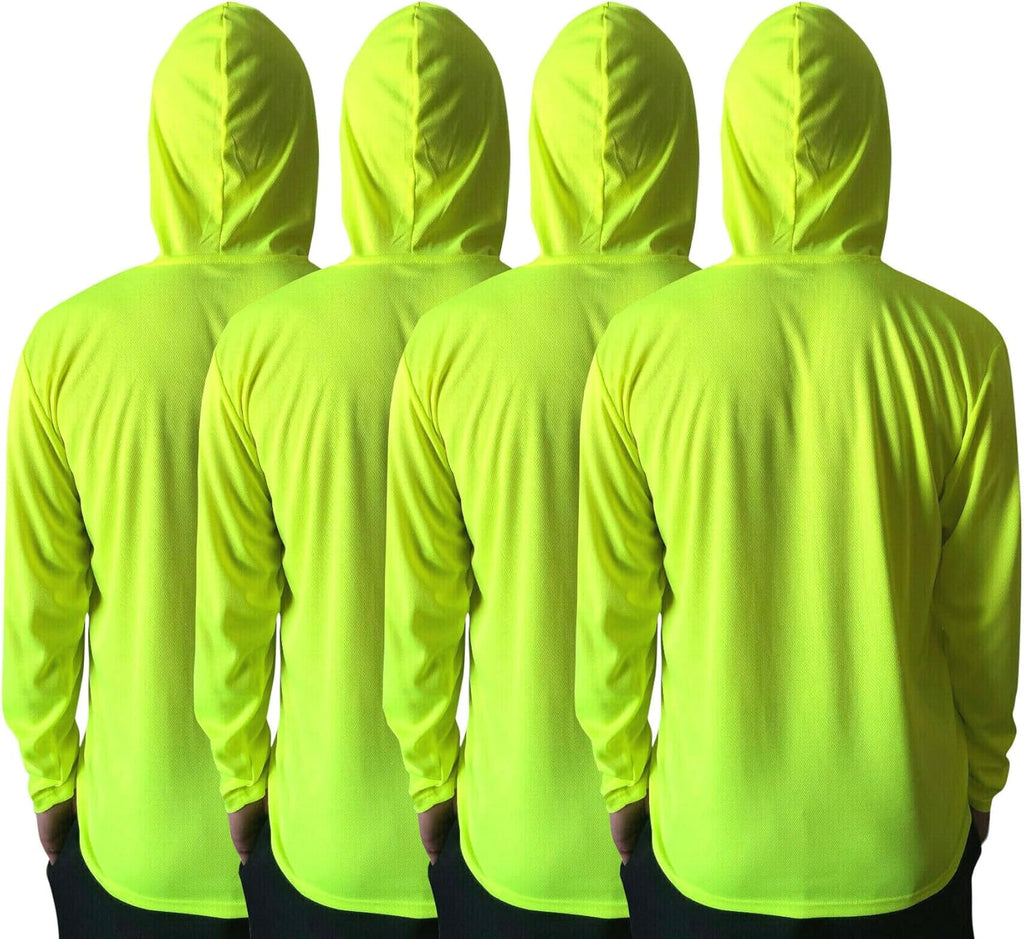 Skiennix Men's Long Sleeve UPF 50+ Sun Protection T-Shirt - Breathable Workout Hoodie