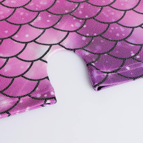 HOZIY Gymnastics Leotards - Sparkle Unicorn & Leopard Biketard for Girls Toddlers | Tumbling Outfits