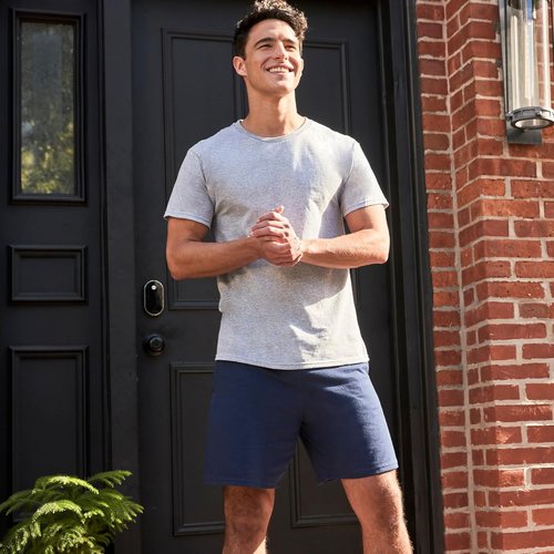 Hanes Men's Jersey Pocket Shorts - Comfortable Casual Wear | Perfect for Everyday Use