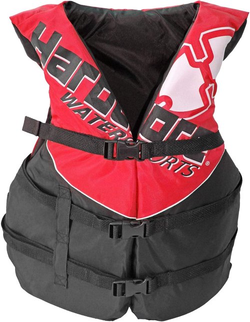 Hardcore Coast Guard Type III PFD Life Jacket - Adult Flotation Vest for Jet Ski, Kayak & Wakeboard