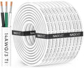 NAOEVO 14 Gauge Marine Wire - Waterproof Insulated PVC Tinned Copper Cable for Boats & RVs | 100FT