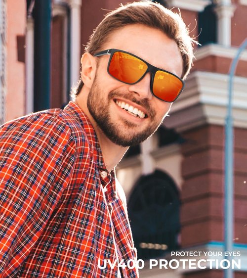 KALIYADI Polarized Men's Sunglasses - Classic UV Protection for Fishing, Driving, and Golf