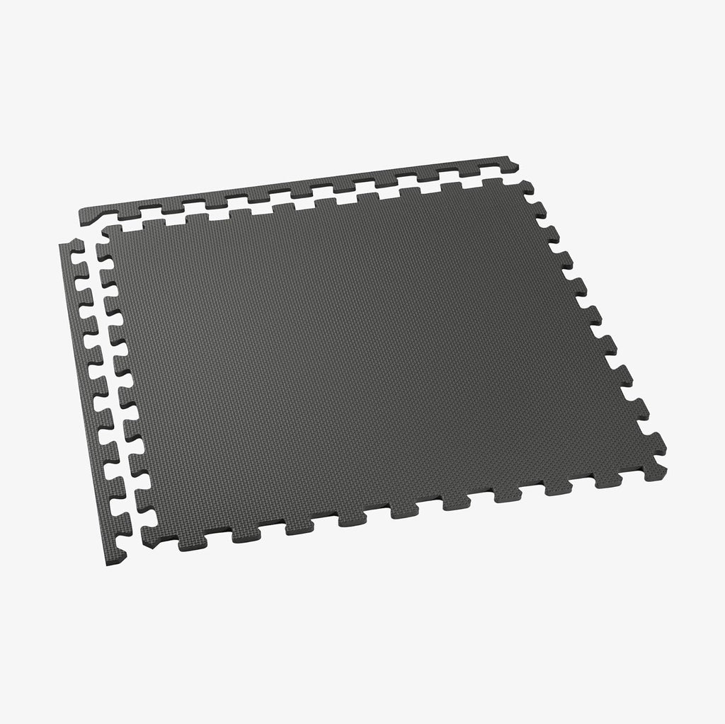 We Sell Mats Interlocking EVA Foam Floor Tiles - 1/2 Inch Thick, Charcoal Gray, 24 in x 24 in, 24 Sq Ft