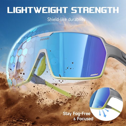 Ynaahi Sports Sunglasses. Ultra-light TR90 Frame, UV400 protection. Ideal for Pickleball, Cycling and Outdoor sports