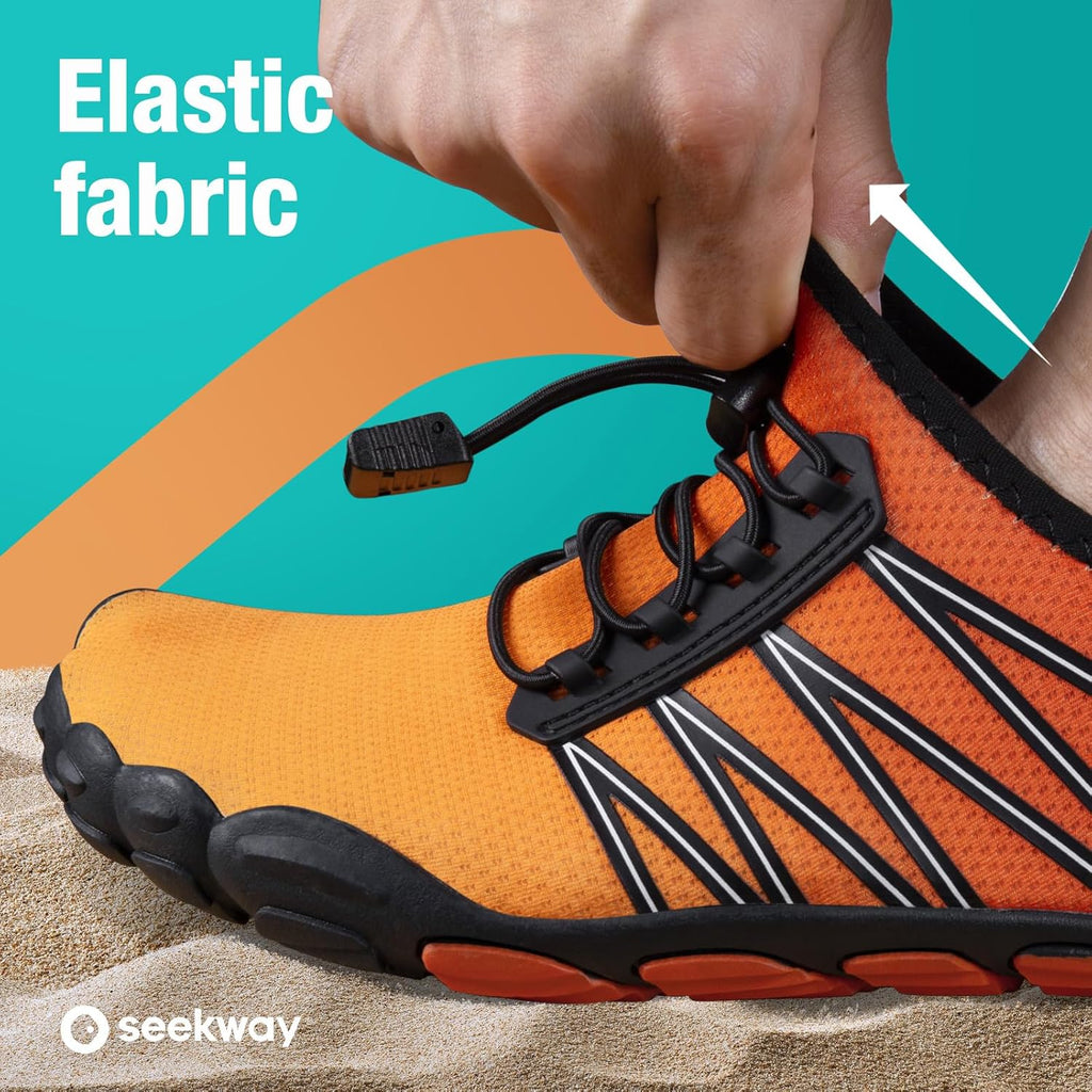 SEEKWAY Water Shoes - Quick-Dry Aqua Socks for Men & Women | Ideal for Beach, Pool & Hiking