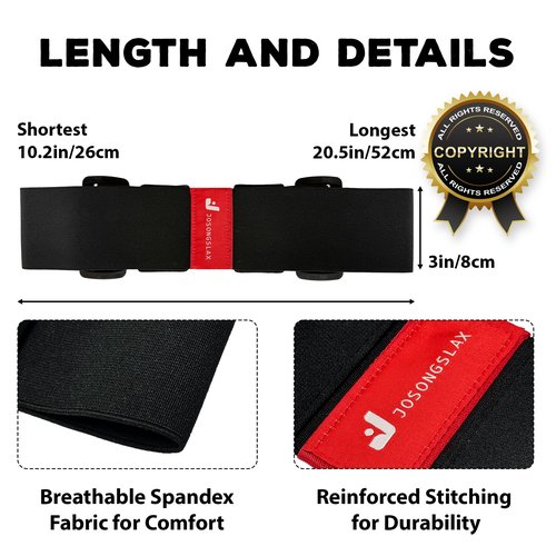 Josongslax Golf Swing Trainer Aid, Adjustable Elastic Swing Correcting Arm Band, Golf Practice Accessories to Fix Chicken Wing, Golf Training Equipment Gifts for Golfers, Beginners and Players