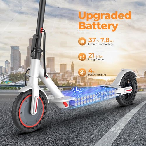 Maxshot Electric Scooter - High-Speed Folding Escooter for Adults & Kids | 8.5" to 14" Tires, Long Range Up to 50 Miles