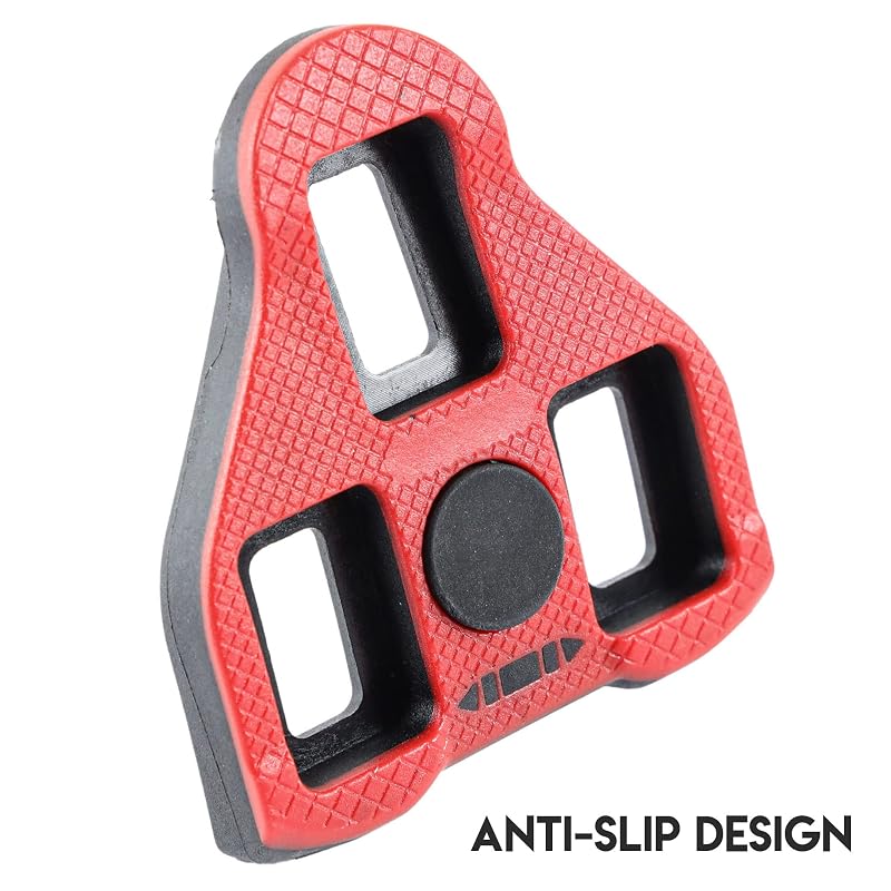9 Degree Cycling Cleats for LOOK Delta - Peloton Compatible Indoor/Outdoor Bike Pedals