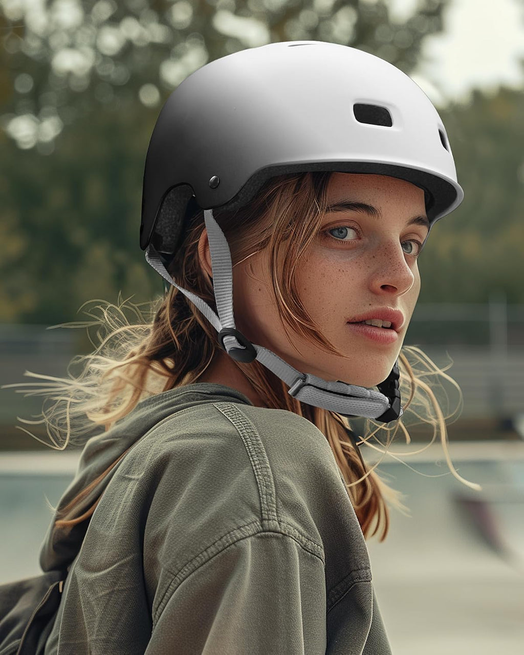 OutdoorMaster Skateboard Helmet - Multi-Sport Design with Ventilation & Two Removable Liners | For Kids, Youth & Adults
