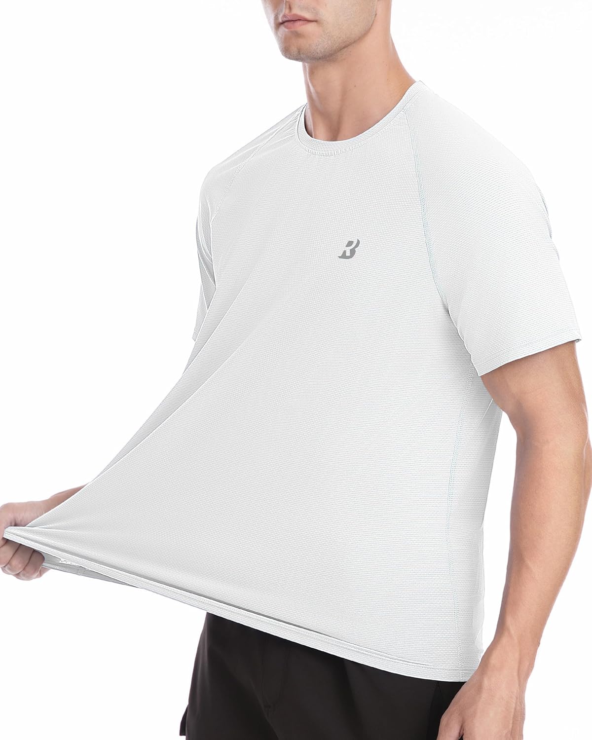 Roadbox Men's Rash Guard - UPF 50+ UV Sun Protection | Quick-Dry Swim Shirt for Surfing & Fishing