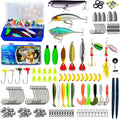 Skiennix 145PCS Fishing Tackle Box Kit - Complete Freshwater Fishing Gear with Lures & Hooks
