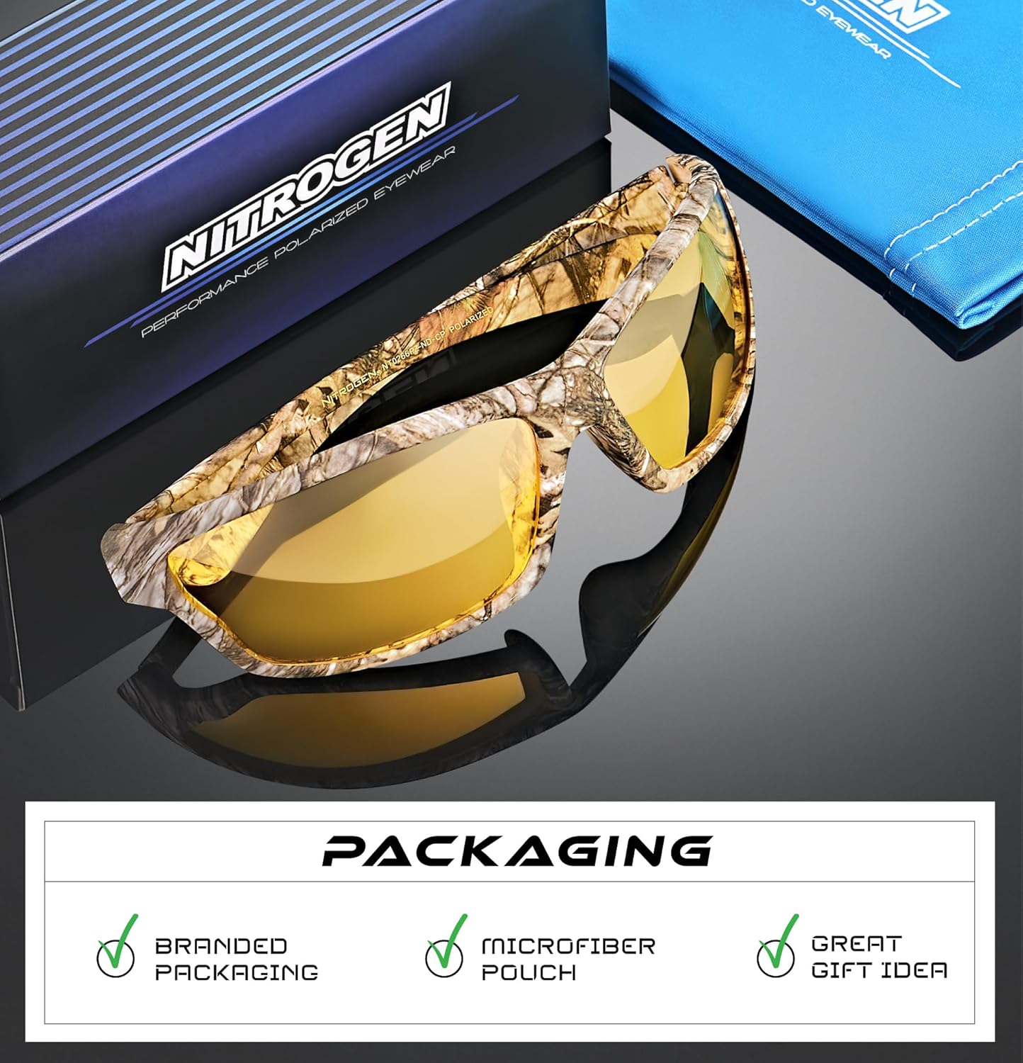 Skiennix Polarized Sport Sunglasses - UV400 Protection for Men & Women | Ideal for Driving & Fishing