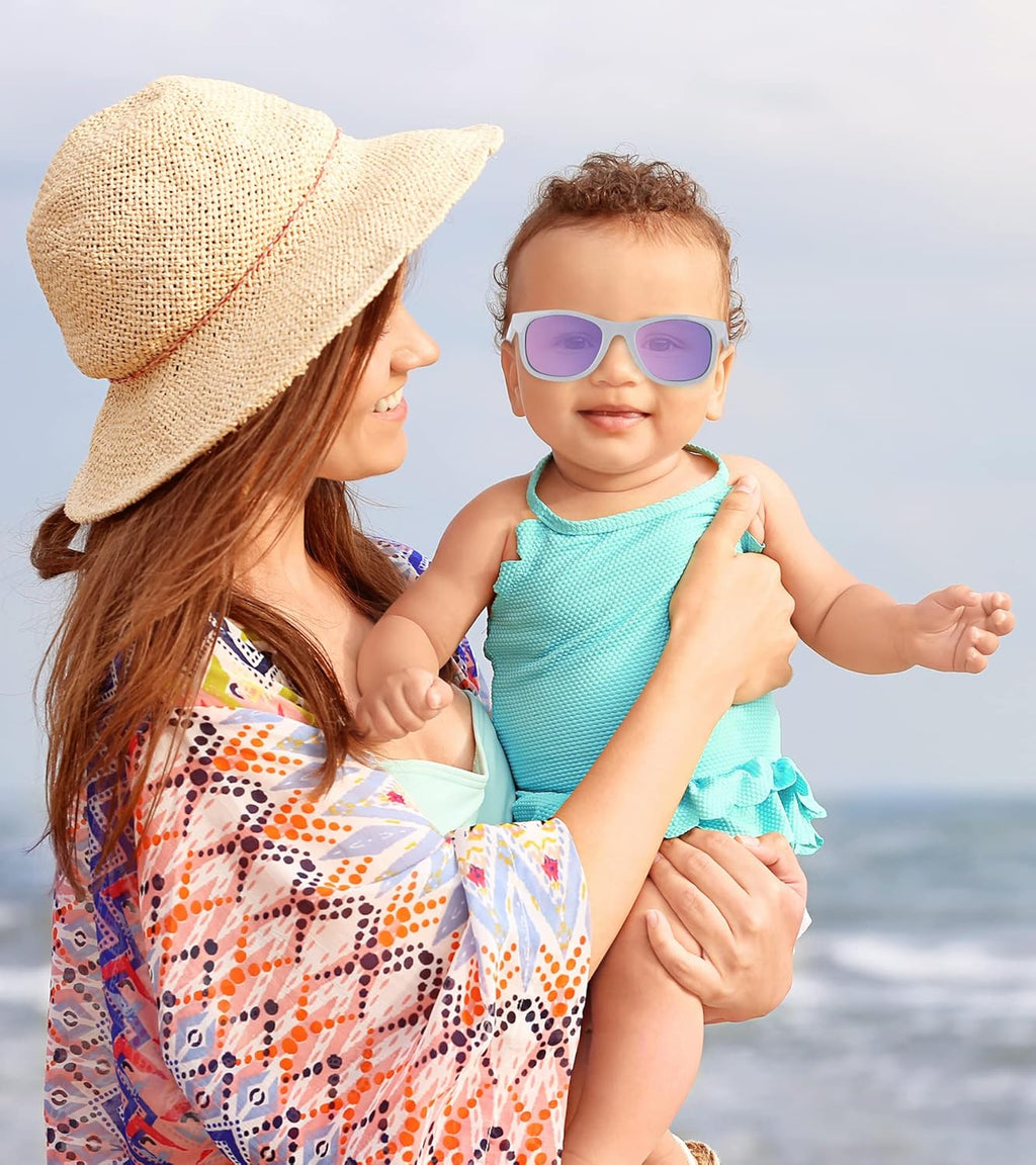 Skiennix Baby Sunglasses - 100% UV Protection for Toddlers & Kids | Ages 0-2 Years, Case Included