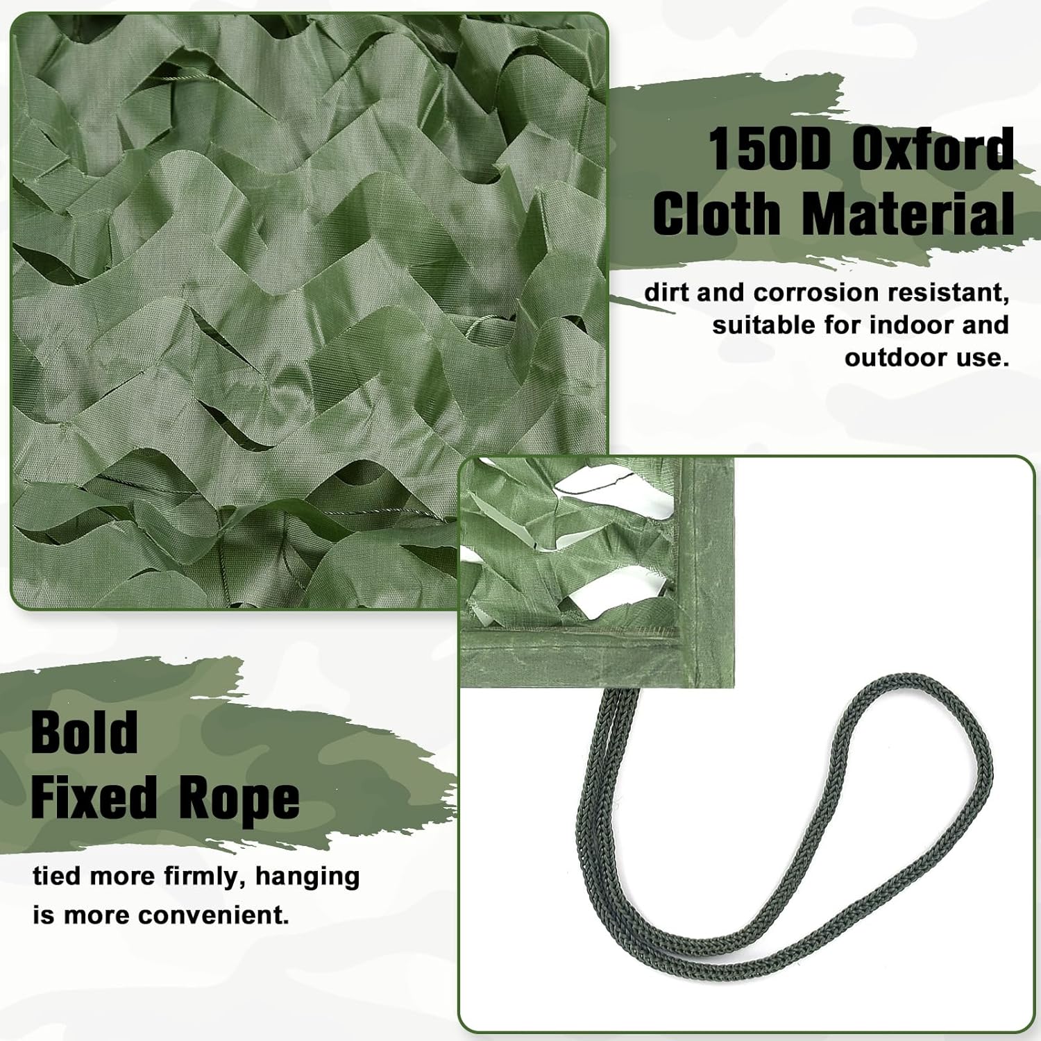 Skiennix Camo Netting - Versatile Camouflage Net for Hunting, Camping, and Decorations | 20x20, 10x20, 10x10 Sizes