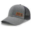 HAFOUXIGM Dad Est 2026 Trucker Hat for First Time Dad, Gifts for New Daddy Husband from Daughter Son Wife, Grey