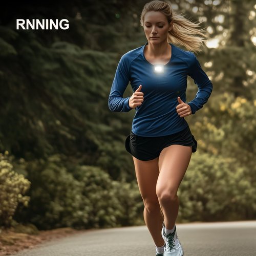 Yzoni 2 Pack Running Lights for Runners, Rechargeable Magnetic Clip on Light with Red Mode, LED Night Walking Light for Hiking, Running, Jogging, Water Resistant
