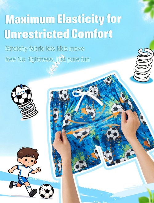 Cozople Boys Athletic Shorts Kids Pink Drip Ice Cream Running Shorts Size 7 Lightweight Sport Shorts for School