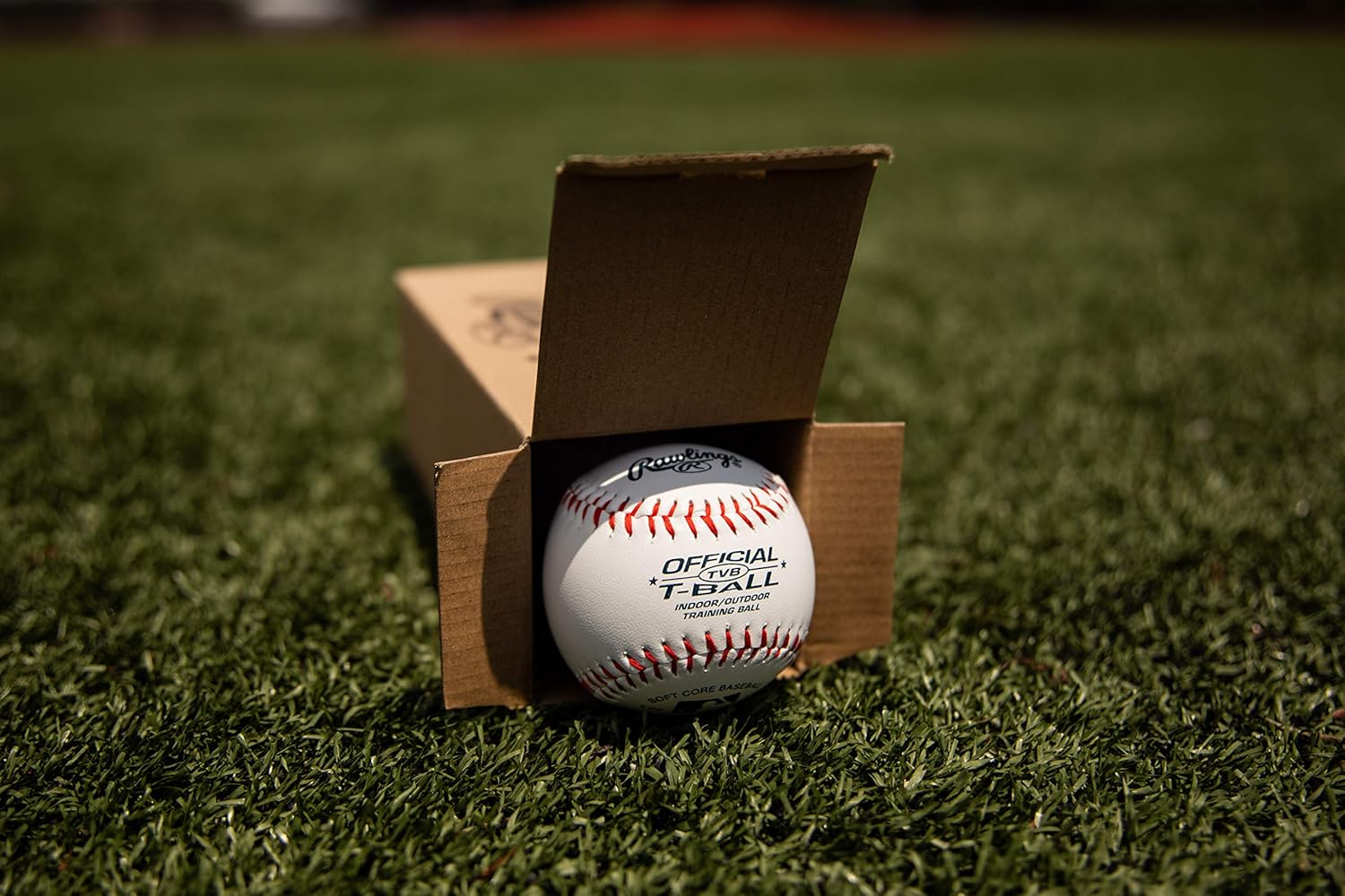 Rawlings Official T-Balls - Youth 6U | 3 Count | Sponge Rubber Core for Indoor/Outdoor Play