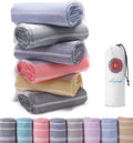 Antfuny 6 Packs Turkish Beach Towels Vacation Essentials Quick Dry Sand Free Soft Absorbent Extra Large XL Big Blanket Adult Oversized Bath Pool Swim Towel Set Bulk Multipack Thin Sandless Fast