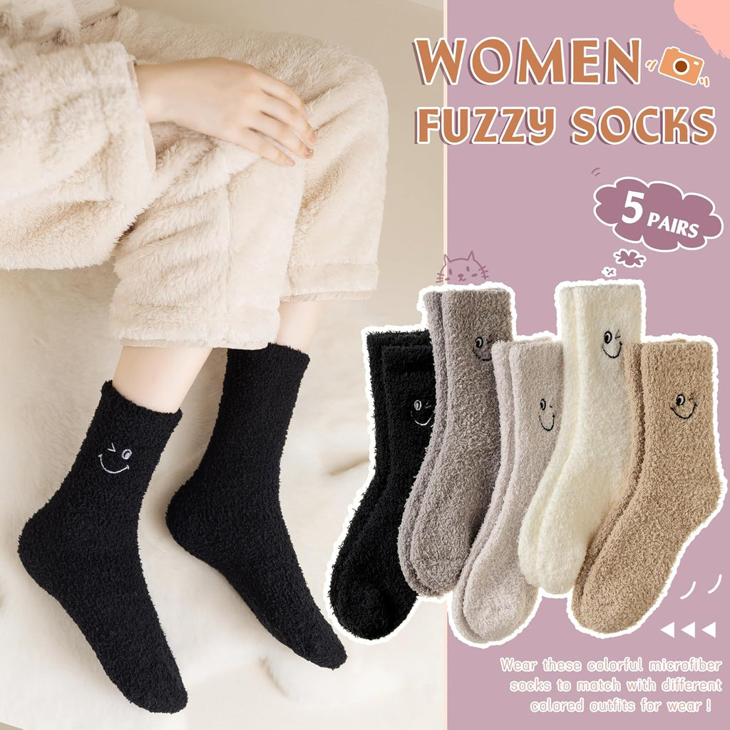 WEVIAS Women's Fuzzy Socks - Cozy Plush Winter Slippers for Ultimate Comfort | Soft Fleece Design