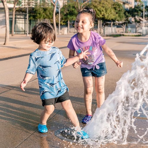 HIITAVE Kids Water Shoes - Non-Slip Aqua Socks for Boys & Girls | Quick Dry & Barefoot Comfort