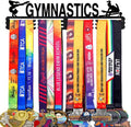 Goutoports Medal Hanger Display Rack - Personalized Award Ribbon Organizer for 60 Medals | Wall Mount Design