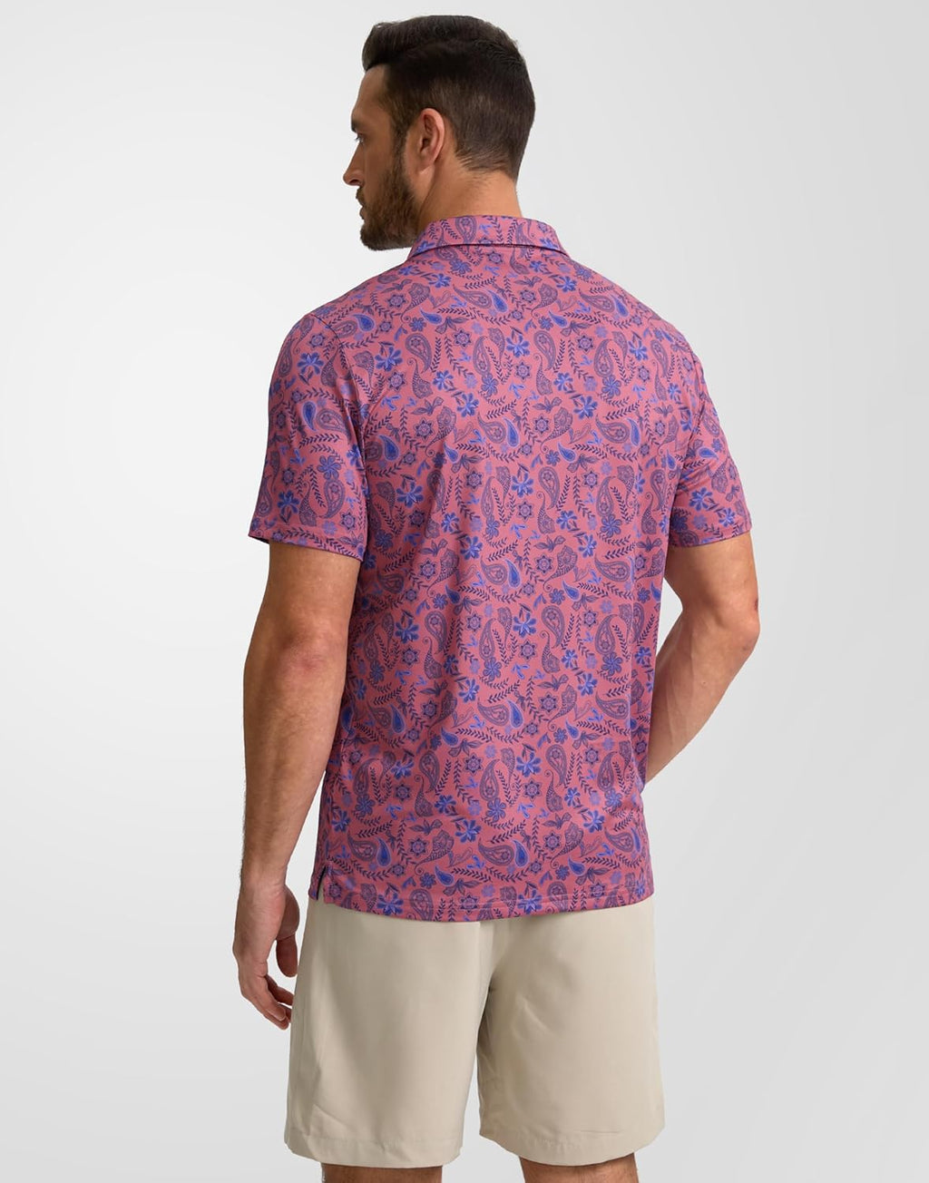 Obla Men's Golf Polo Shirt - Short Sleeve Dry Fit Performance | Moisture-Wicking Casual Design
