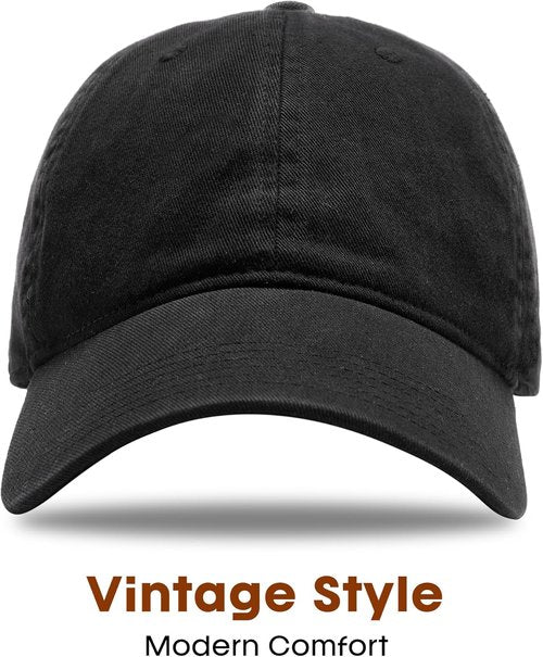 FURTALK Unisex Baseball Cap - Vintage Washed Cotton Adjustable Dad Hat | Stylish & Comfortable