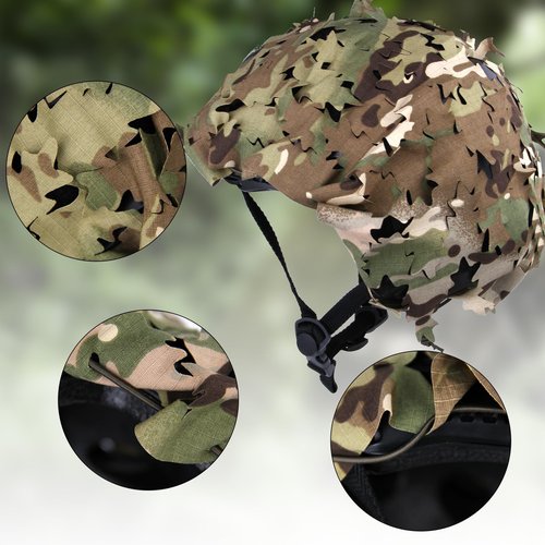 LOOGU Fast BJ Base Jump Tactical Helmet & Tactical Helmet Cover Camouflage Helmet Cover