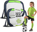 Sport Squad Portable Soccer Goal Set - Easy Setup for Backyard Play | Adjustable Size