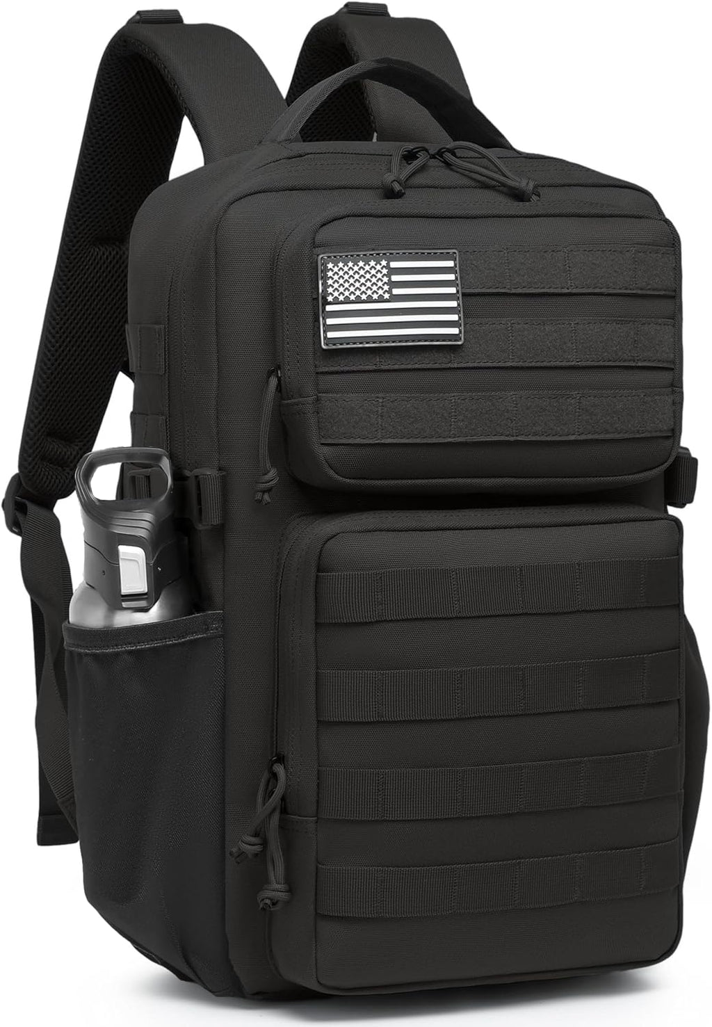 Wotony Military Tactical Backpack - Waterproof 3-Day Assault Pack with Molle System & Water Bottle Holder