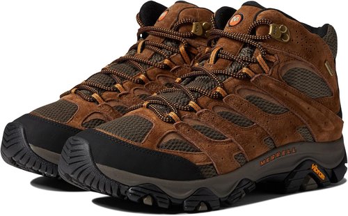 Merrell Men's Moab 3 Mid Waterproof Hiking Boots - Durable Comfort for All Terrain Adventures