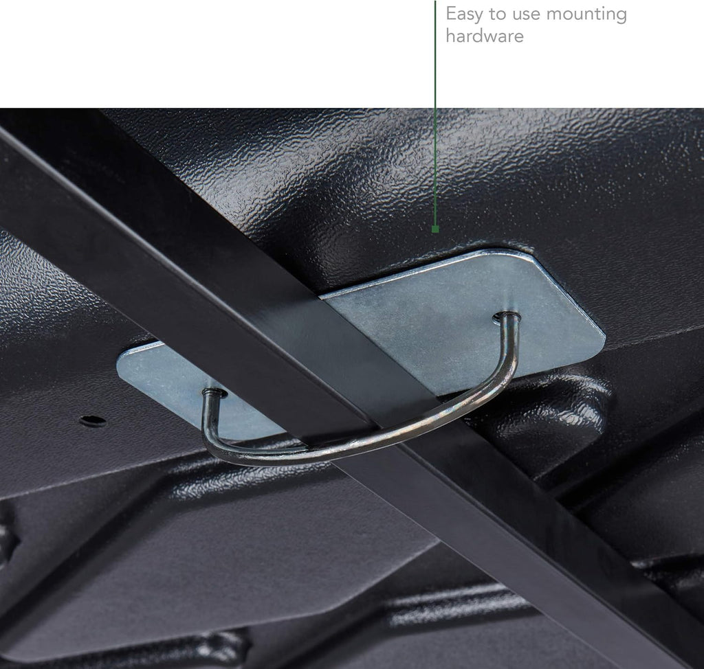 SportRack Vista XL Cargo Box - Rear Opening Design for Easy Access | Sleek Black Finish