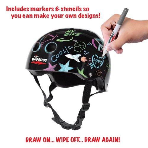 Wipeout Triple Eight SNOW DELUXE Helmet Black (8+) (WP4352)