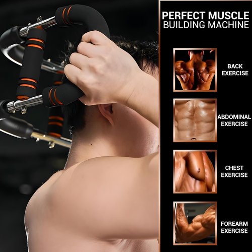 HARECH Adjustable Arm Twister Bar for Chest for Men & Women, Shoulder & Arm Workout – Heavy-Duty Power Twister with Adjustable Resistance, Home Gym Strength Training Equipment