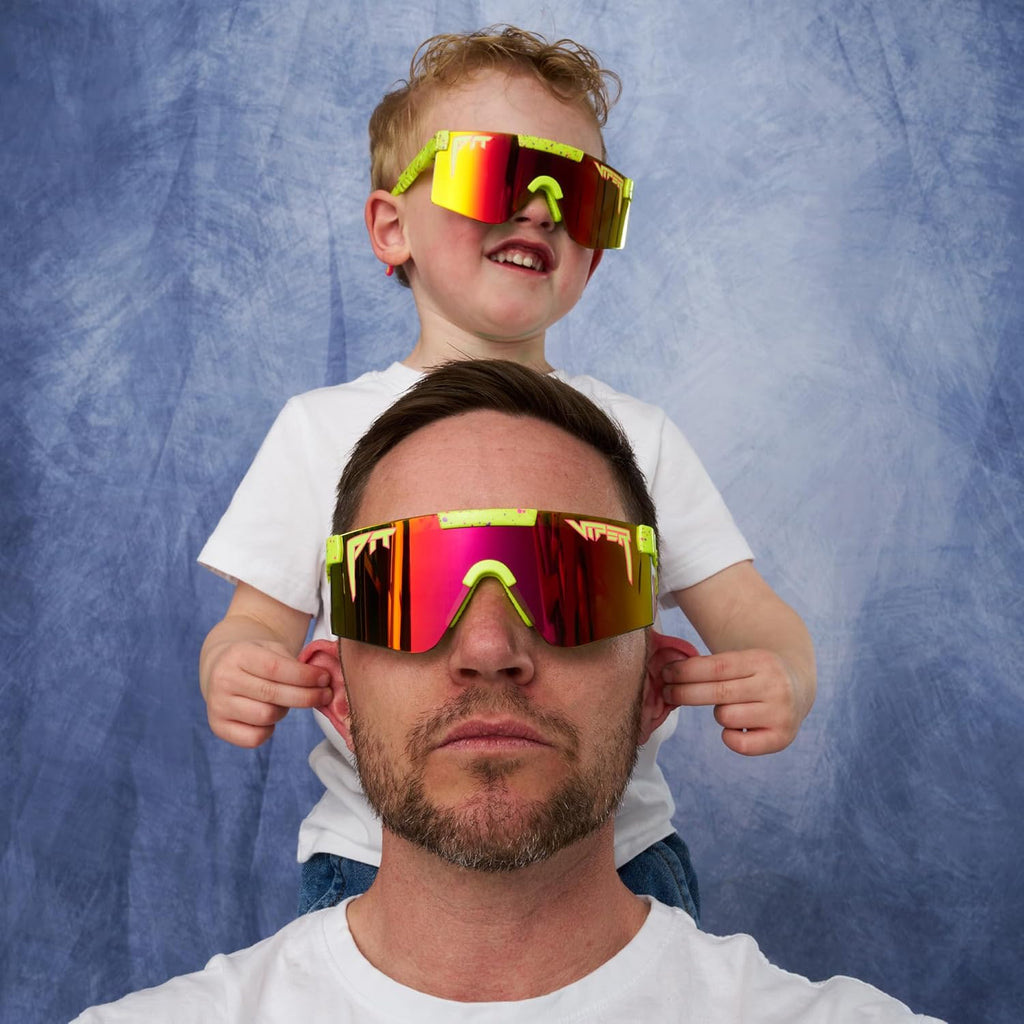 Pit Viper Sunglasses - Polarized Kids' Sunglasses for Ages 3-8 | Indestructible Frame & No Slip Grip