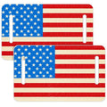 DaisyInner 2 Sets Golf Cart Seat Covers Towel Blanket Made of Microfiber, 51 x 31 Inch Easy to Install and Clean, Soft, Offer Protection for Your Golf Car Seat for All Seasons (Us Flag)