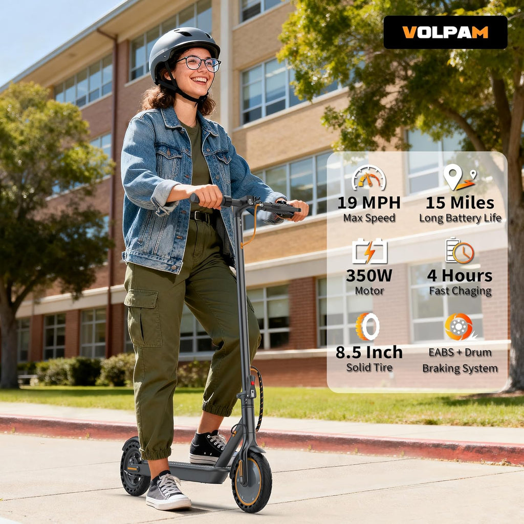 Skiennix Electric Scooter - High-Speed 19/21MPH | Long Range 21-28 Miles | Foldable with Dual Braking & Smart App