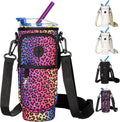 Stanley Water Bottle Holder - Adjustable Strap & Phone Pocket for 40oz Tumbler | Durable Carrier Bag
