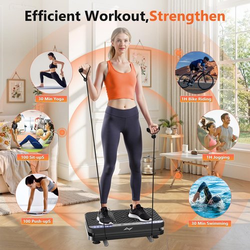 AXV Vibration Plate - Full Body Fitness Machine for Weight Loss | Shaker Workout Platform