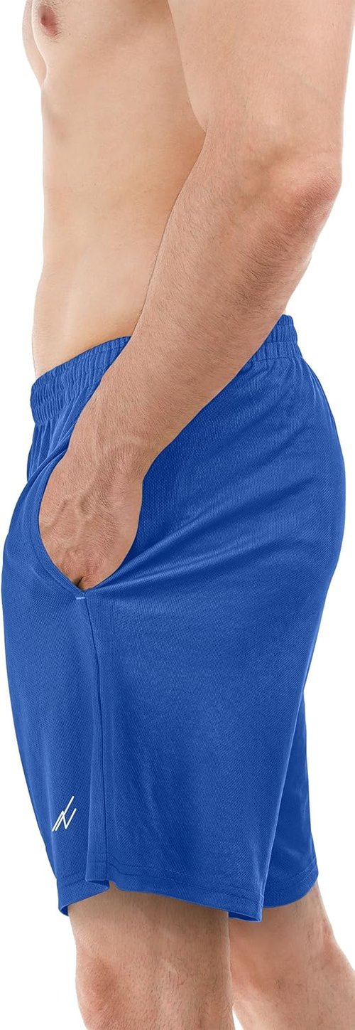 NY Threads Men's Athletic Shorts - Quick Dry, Lightweight, Loose-Fit Gym Shorts with Pockets