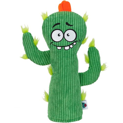 Big Crazy Golf Club Head Covers - Driver Headcover with Unique Corduroy Fabric - Funny Cactus Design - Fairway Wood Hybrid Headcover - Golf Club Protector and Funny Present